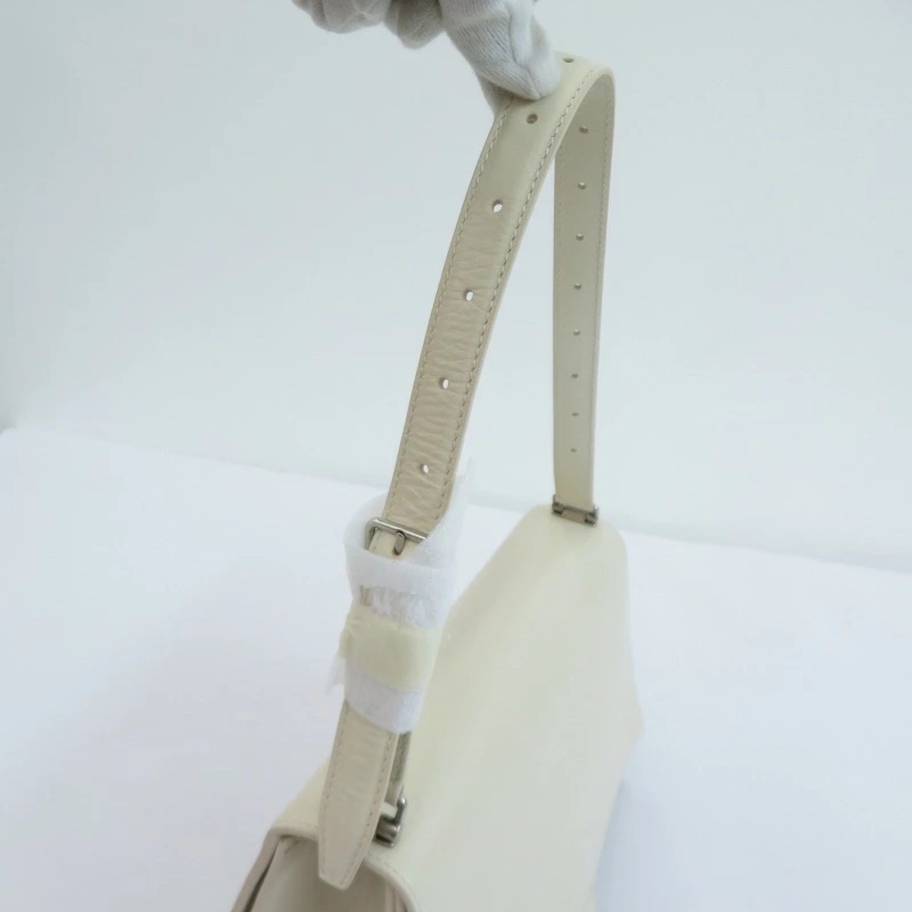 BALENCIAGA CRUSH SLING BAG PAPER CALF Shoulder White - Picture 11 of 15
